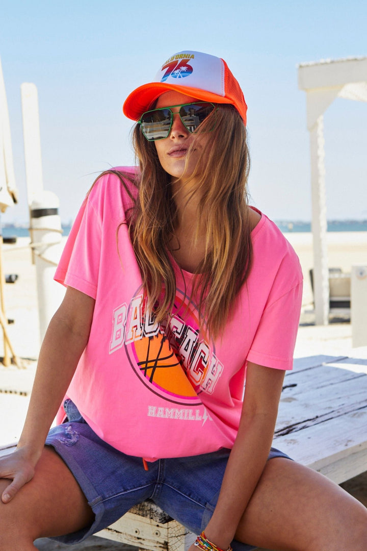 Back Beach tee Pink - Since I Found You