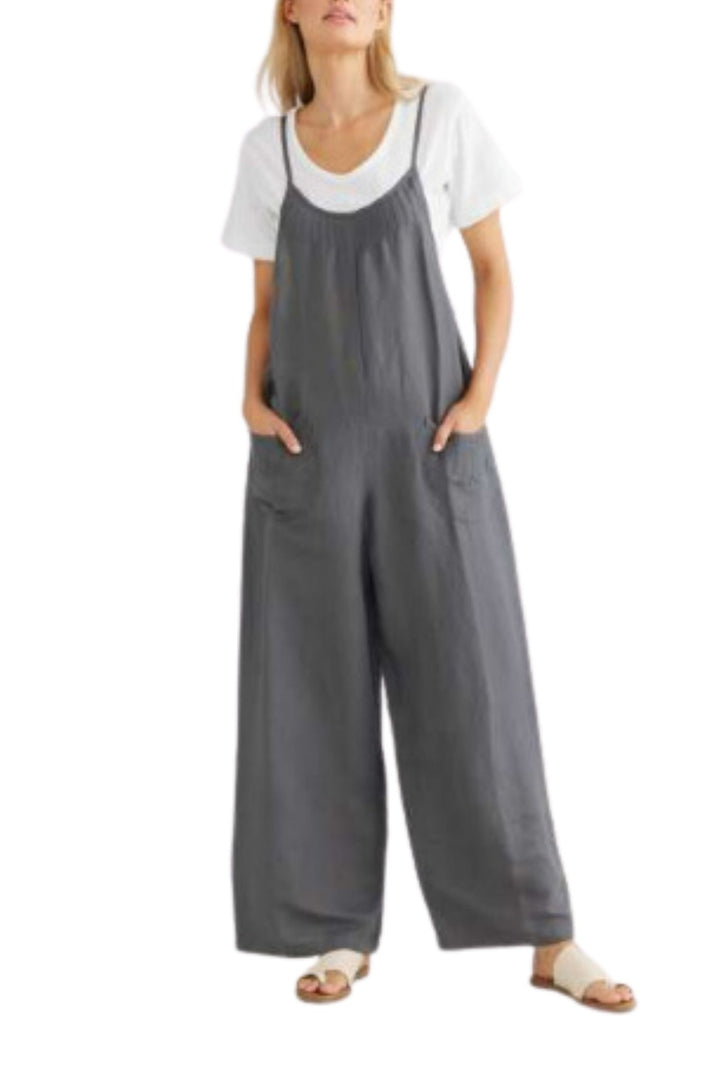Bazzar Overalls in Charcoal - Since I Found You