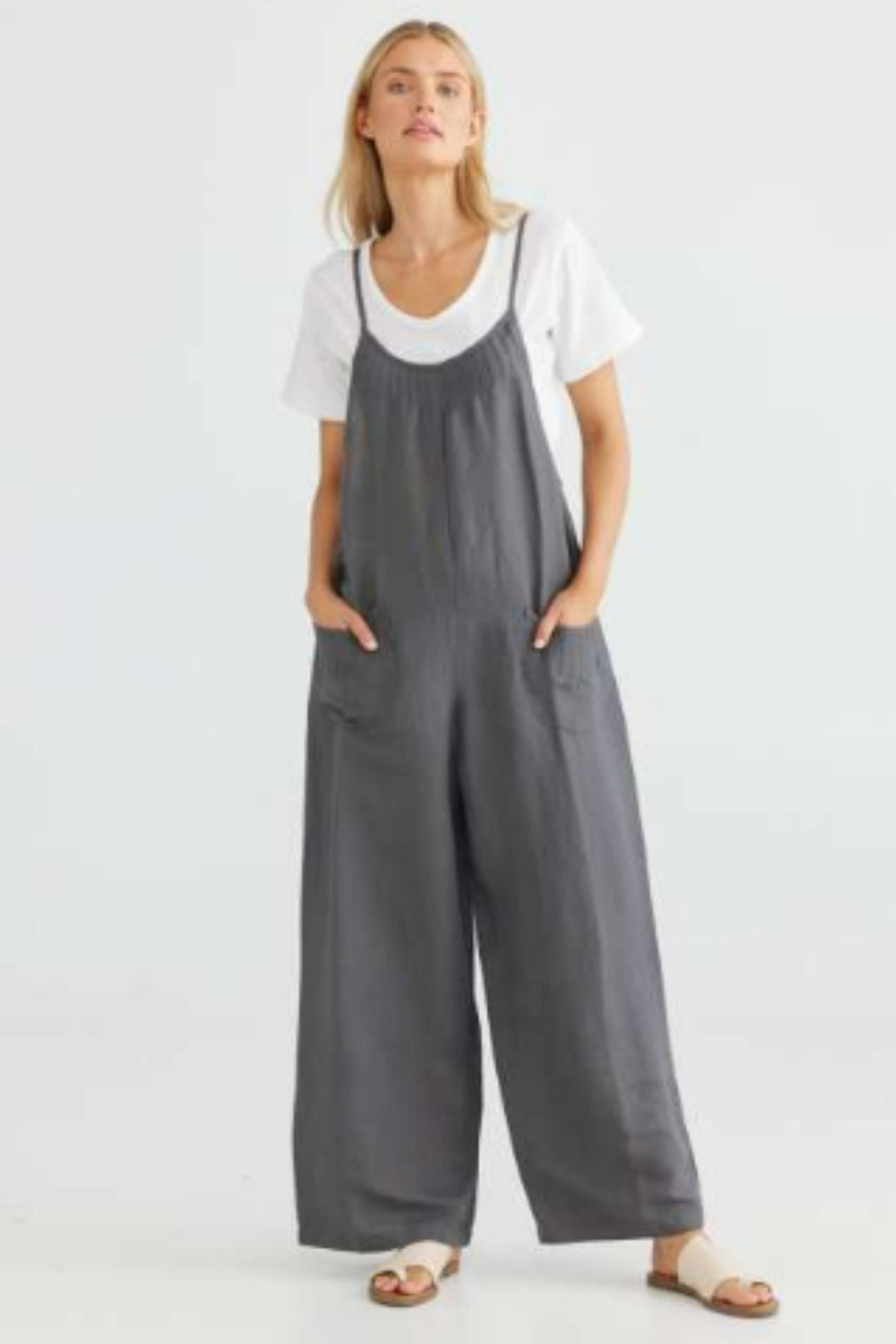 Bazzar Overalls in Charcoal - Since I Found You