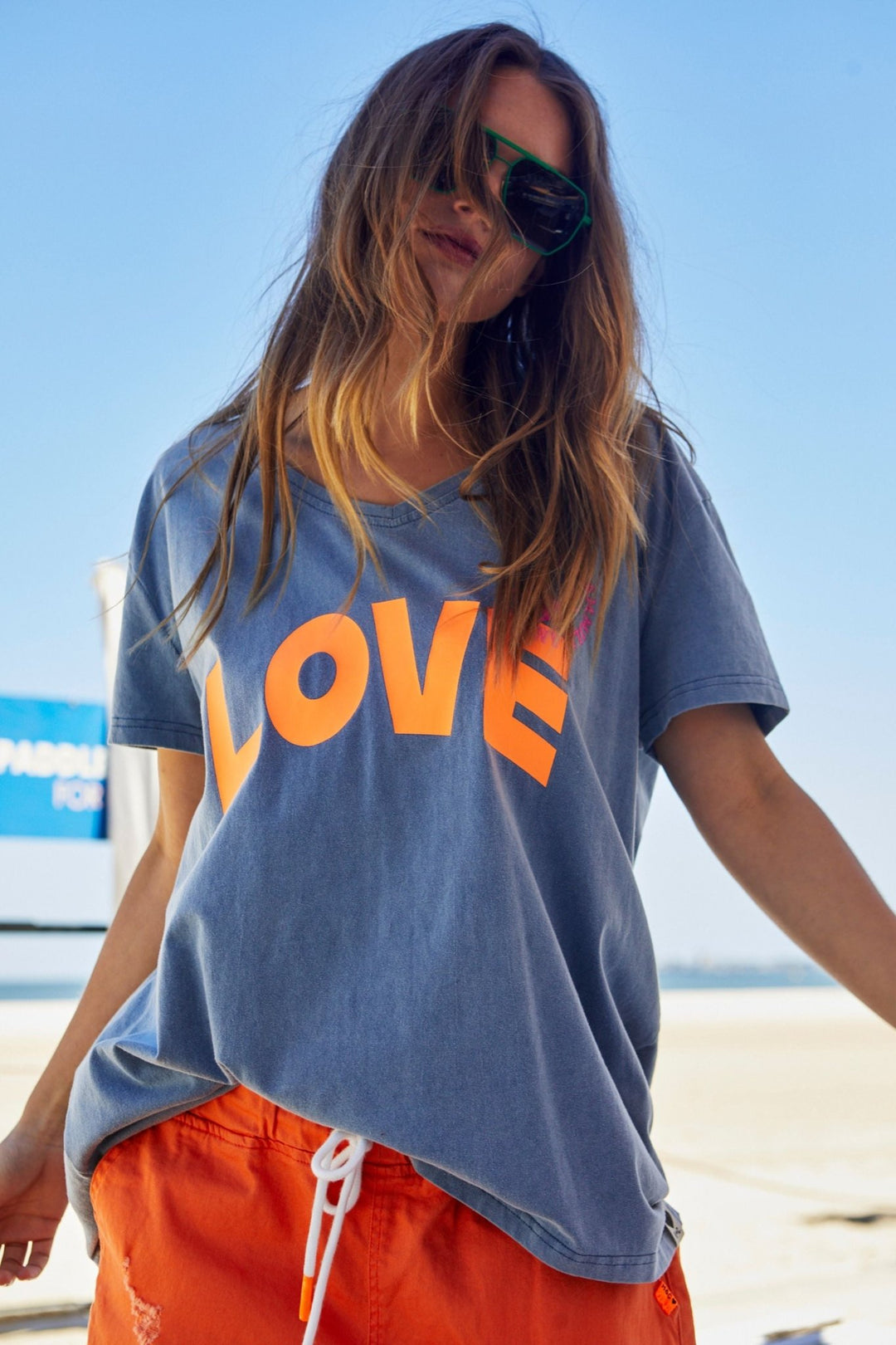 Vintage Faded Navy Love Tee - Since I Found You